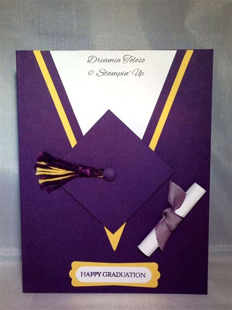 Pin By Dreamias Creations Stampin Up On My Creations Graduation