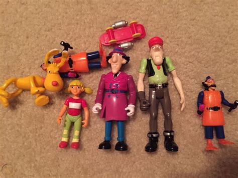 6 Inspector Gadget Figures Penny Brain 3x Gadgets And Mad Agent