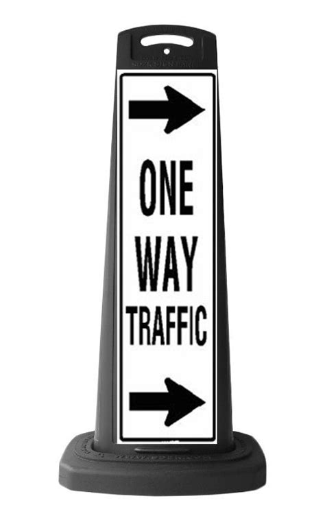Black Sign Panel Warrows And One Way Traffic Sign P41 Sd2k Valet