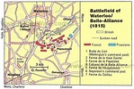 Battle Of Waterloo Belgium Map