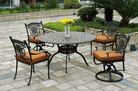 5% coupon applied at checkout. Cast Iron Patio Set Table Chairs Garden Furniture - http ...