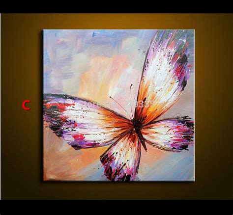 Abstract Oil Painting On Canvas Palette Knife Colorful