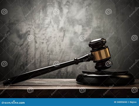 Judge S Hammer Stock Photo Image Of Background Guilt 34005650