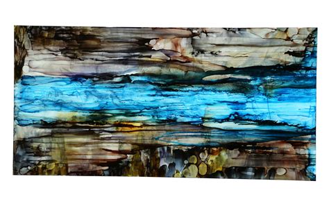 Abstract River Painting At Explore Collection Of