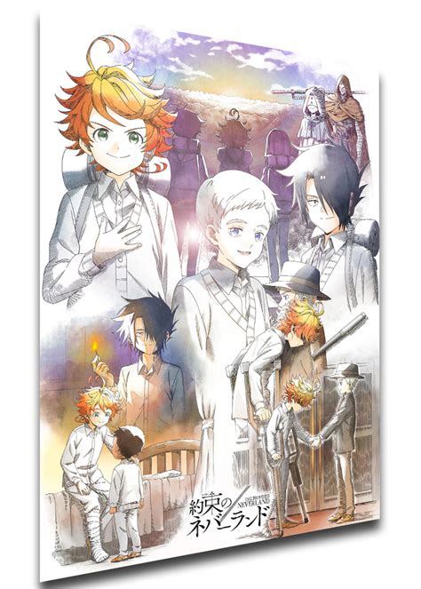 Poster Locandina Anime The Promised Neverland Variant 01 Propaganda World