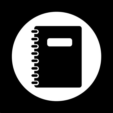 Notebook Icon 571506 Vector Art At Vecteezy