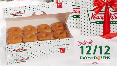 Krispy Kreme Doughnuts Deal 1 For A Dozen On Day Of The Dozens