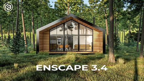 Enscape 34 🏡forest House Vegetation Scatter Practise⭐⭐ Youtube