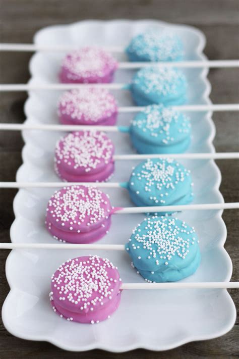 Pink & Blue Baby Shower Oreo Pops - Lulu the Baker