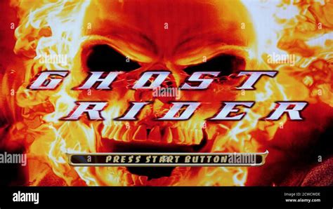 Ghost Rider Sony Playstation 2 Ps2 Editorial Use Only Stock Photo