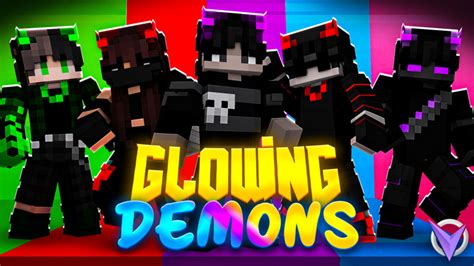 Glowing Demons By Team Visionary Minecraft Skin Pack Minecraft