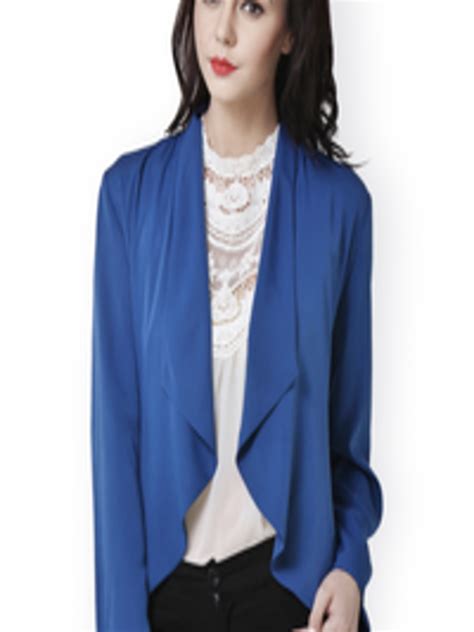 Buy PURYS Women Royal Blue Blazer Blazers For Women 579331 Myntra