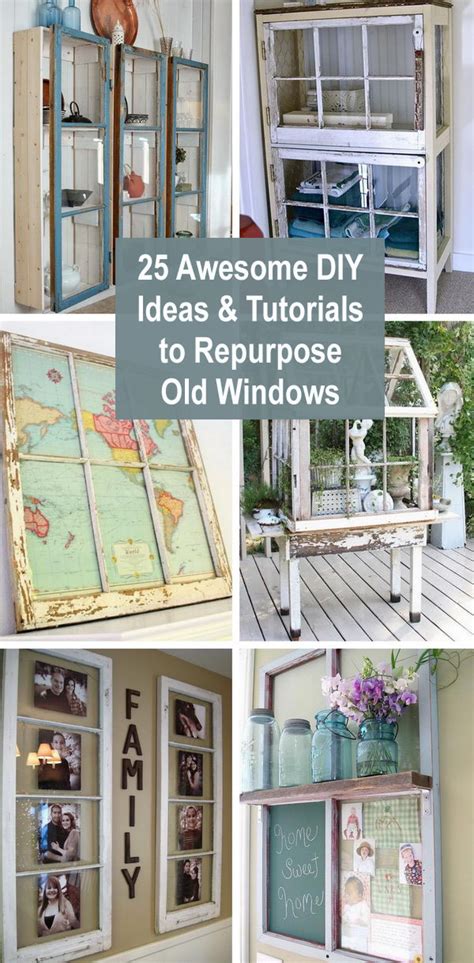 25 Awesome Diy Ideas And Tutorials To Repurpose Old Windows 2019