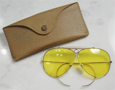 vintage ray ban bandl kalichrome shooter sunglasses and case 1 10 12k gf rare mens sunglasses