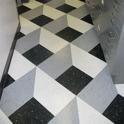 Creative Vct Floor Using A Variety Of Colors And Shapes Which Would