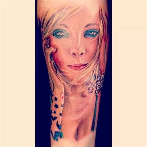 Maria Brinks Tat Maria Tattoo Tattoos Portrait Tattoo
