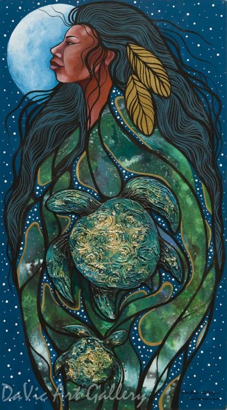 Mother Earth By Jackie Traverse Native Canadian Arts