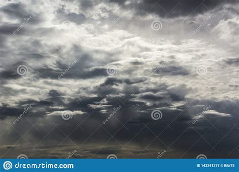 Clouds Background Cumulonimbus Cloud Formations Stock Image Image Of