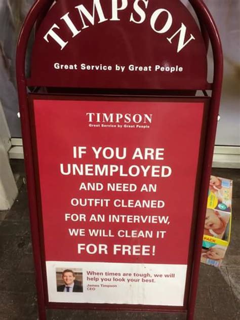 You bring out the best in me. Timpson Dry Cleaners Will Clean Your Suit For Free If You ...