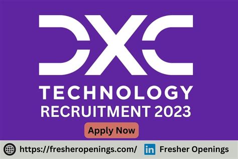 Dxc Technology Jobs For Freshers 2023 2024 Registration Now