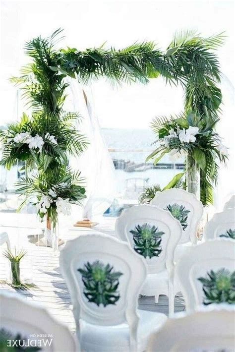 20 Tropical Wedding Arches And Altars Summer Wedding Outdoor