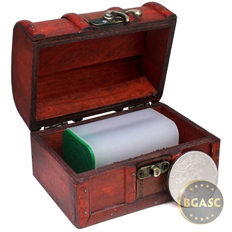 Buy Small Wooden Treasure Chest With Swivel Latch Coin