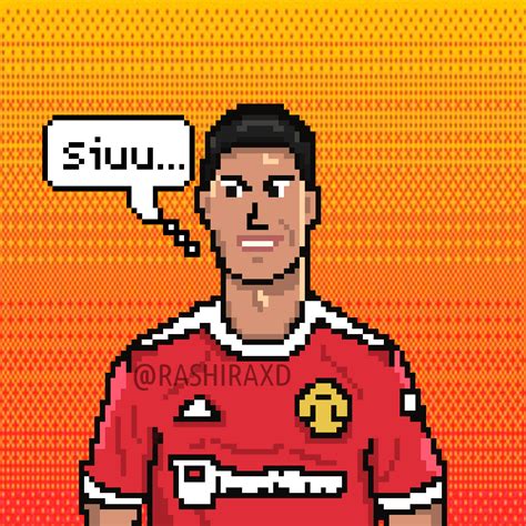 Cristiano Ronaldo Pixel Art By Rashiraxd On Deviantart
