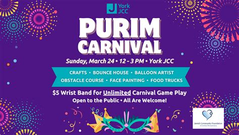 York Jcc Purim Carnival 2024 York Jcc
