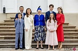 Isabel de Dinamarca con sus padres, sus hermanos y su abuela Margarita ...