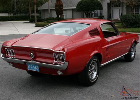 Ford Mustang Fastback 1967 Classic American Muscle Car