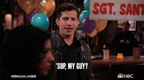 Whats Up Nbc  By Brooklyn Nine Nine Find And Share On Giphy