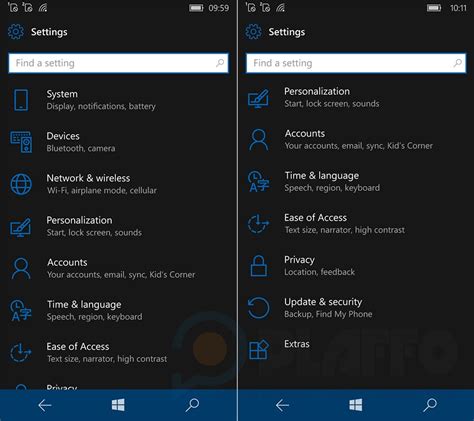 New Leaked Windows 10 Mobile Screenshots Reveal Upcoming Features