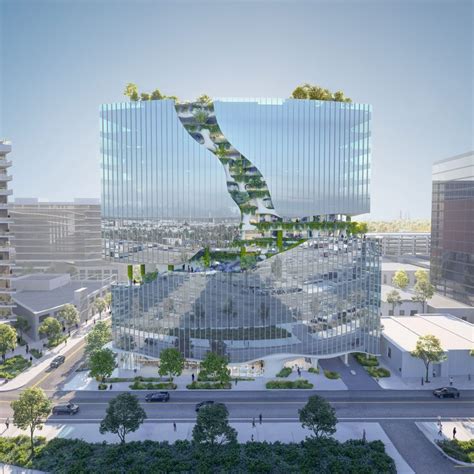 Mad Architects Reveals Denver Tower With 10 Storey Landscaped Rift