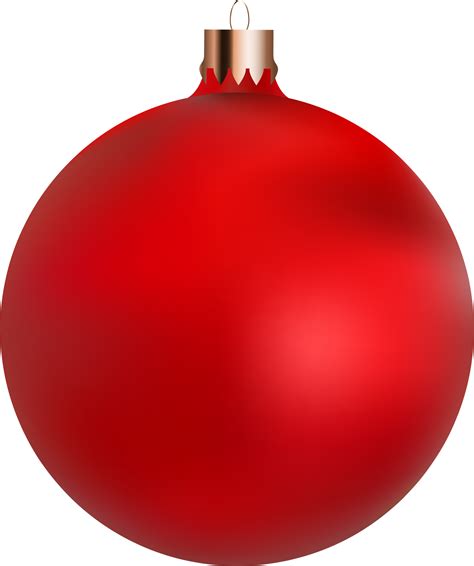 Red Christmas Ball Cutout 11016172 Png