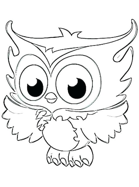 Owl Cartoon Coloring Pages At Free