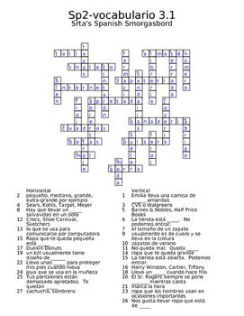 The crossword solver solves clues to crossword puzzles in the uk, usa & australia. Crossword Realidades 2 Capitulo 3a Answers | crossword quiz