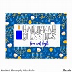 Hanukkah Blessings Postcard | Zazzle.com | Hanukkah blessings, Hanukkah ...