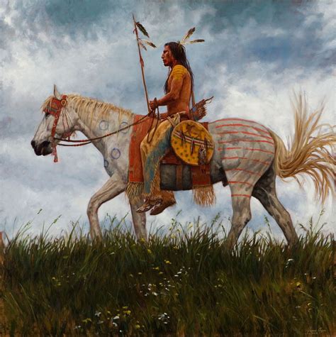 Lakota Horseman Lakota Giclee Native American Paintings Native