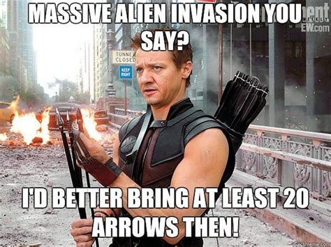 Marvel 10 Hilarious Hawkeye Memes That Hit A Bullseye