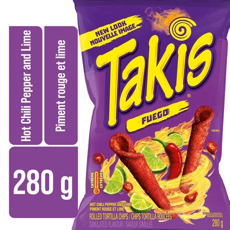 Takis Fuego Spicy Chili Pepper And Lime Rolled Tortilla Chips