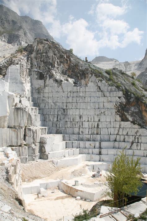 Carrara Marble Quarry Stone Quarry Landscape Walls Landscape