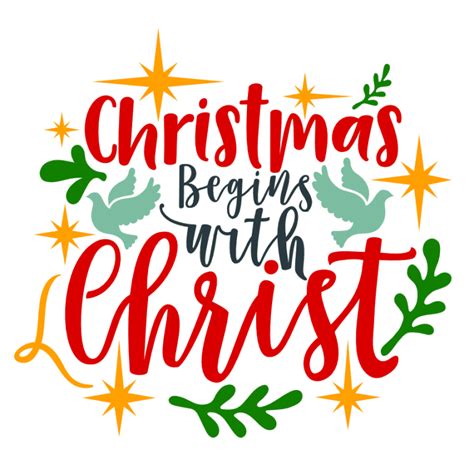 Christmas Begins With Christ Holiday Free Svg File Svg Heart