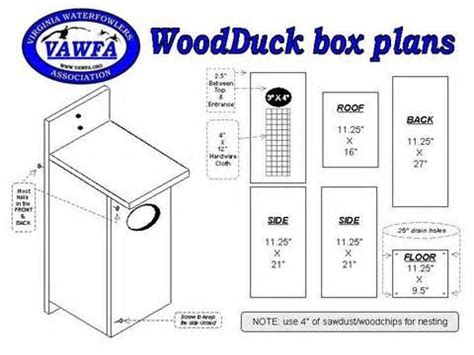 They will also use a constructed nesting box. Wood duck house, Duck house plans, Duck house