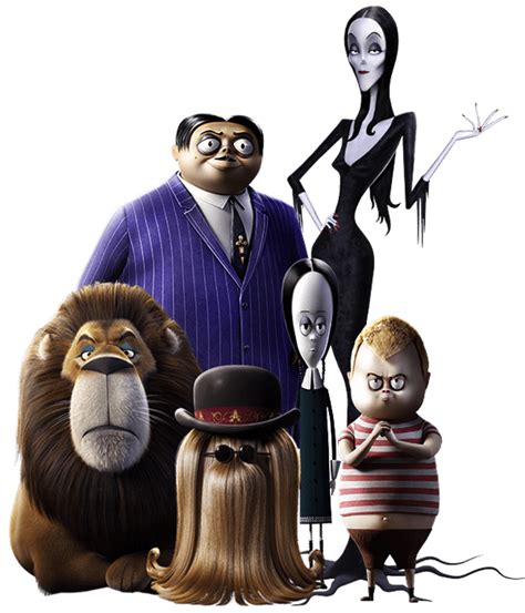 Addams Family 2019 Characters Names png image