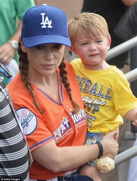 Alyssa Milano Brings Her Young Son Milo Along As She Plays In Celebrity