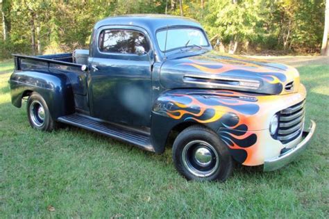 1950 Ford F100 Pickup 302 Auto C4 Transmission 50l Chop Top For Sale