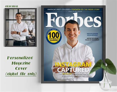 Custom Business Magazine Cover Design Digital Personalized Magazine
