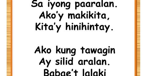 Teacher Fun Files Tagalog Passages About School