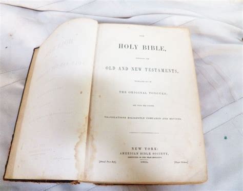 Holy Bible 1865