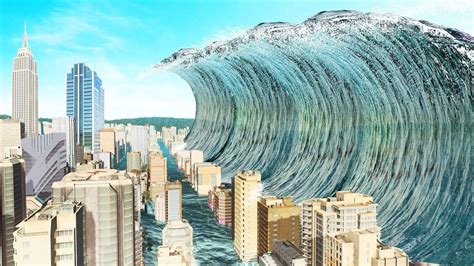A Tsunami Destroyed My City Cities Skylines Youtube